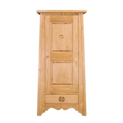 Bonnetière piètement découpé