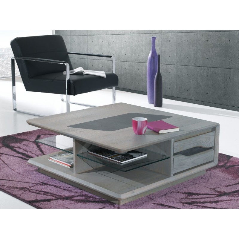 Table basse grise