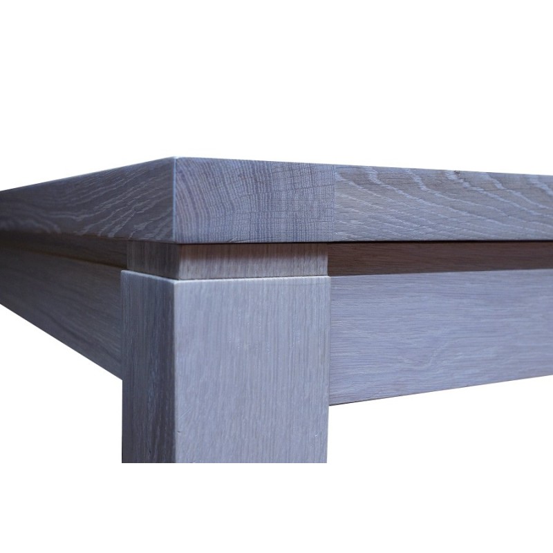 Table 200x100 cm + 4 allonges de 40 cm