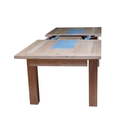Table 200x100 cm + 4 allonges de 50 cm