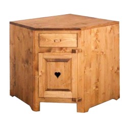 Elément bas d'angle de cuisine