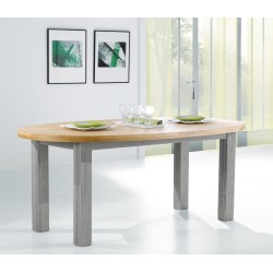 Table ovale en chêne 2...