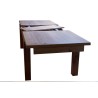 Table 200x100 cm + 2 allonges de 40 cm