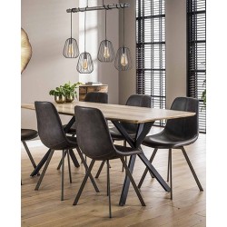 Chaise couture zigzag